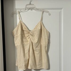 Gingham Old Navy tank top